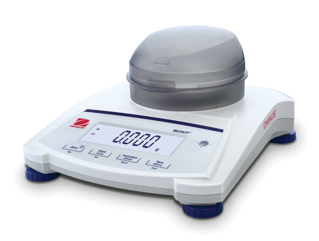 Ohaus Scout Jewellery SJX323 64g x 0.001g Portable Balance With Draftshield & Internal Calibration